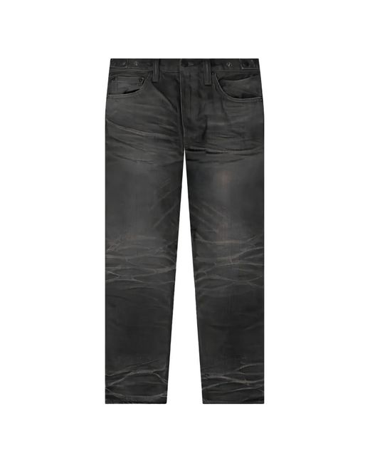 Mastercraft Union Black Jean Edo À Coupe Droite for men