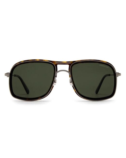 Moncler Green Kontour Square-Frame Sunglasses for men
