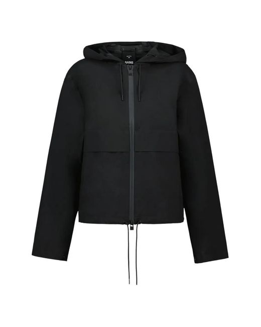 Rains Black Suva Hardshell W Jacket