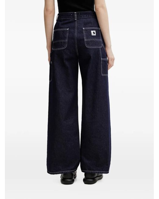 Carhartt Blue Jens Contrast-Stitch Jeans