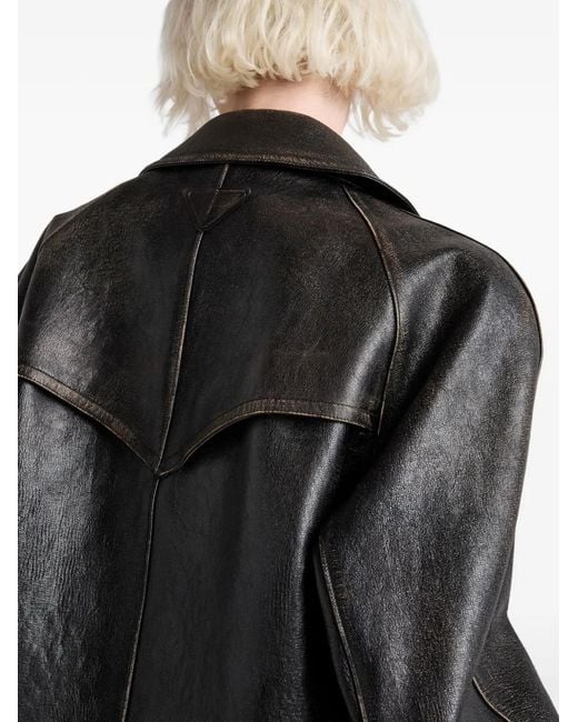 Prada レザージャケット Black