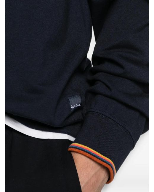 Paul Smith Blue Raglan-Sleeve Sweatshirt for men
