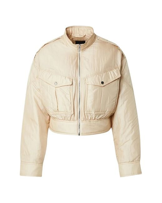 Boss Natural Zip-Up Chest-Pocket Jacket