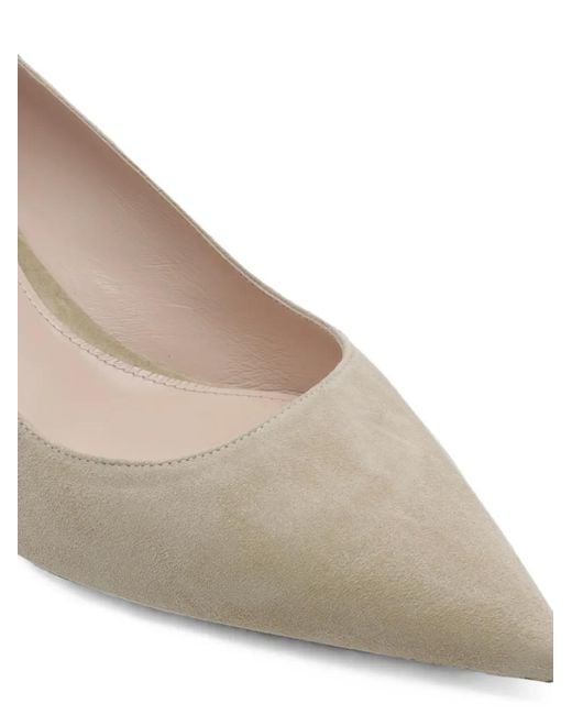 Stuart Weitzman Natural Stuart Sculpt Pointed-Toe Pumps