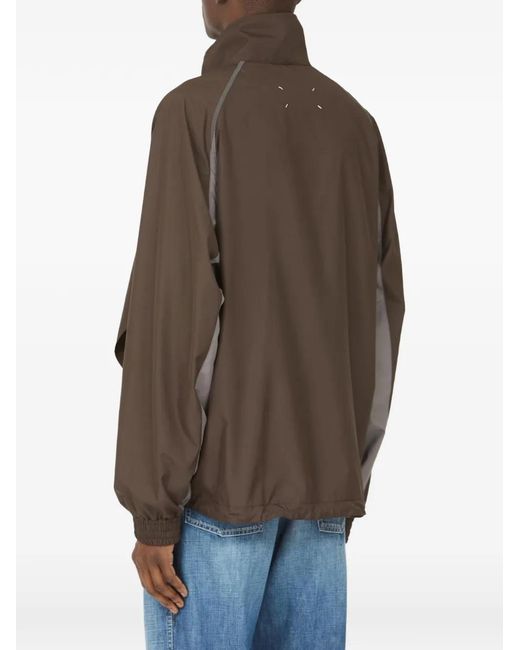 Maison Margiela Brown Zip-Up Lightweight Jacket for men