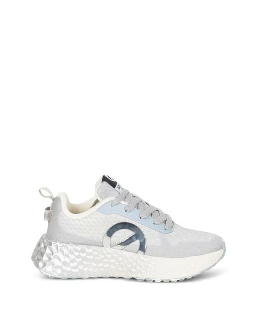 No Name White Carter Fly Lace-Up Sneakers