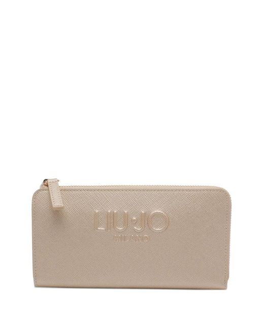 Liu Jo Natural Large Purse With Zip