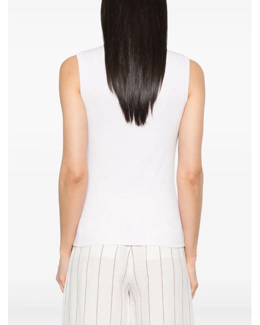 Peserico Punto Luceトリム タンクトップ White