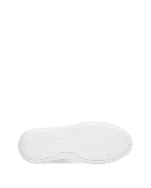 Philippe Model White Temple Low Leather Trainers