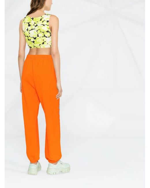 MSGM Yellow Top Mit Print
