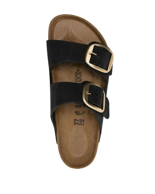 Birkenstock Black Nubuck Big Buckle Arizona
