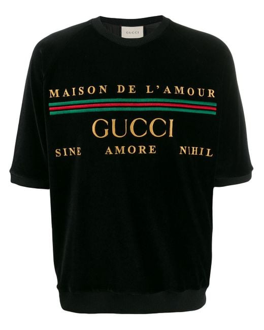 GUCCI Amour tシャツ Gucci Black L'Aveugle Par Amour T-Shirt – EXCHANGE STORE