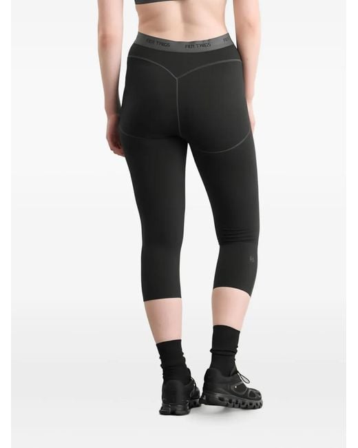 On Shoes Black Seam-Detail Leggings