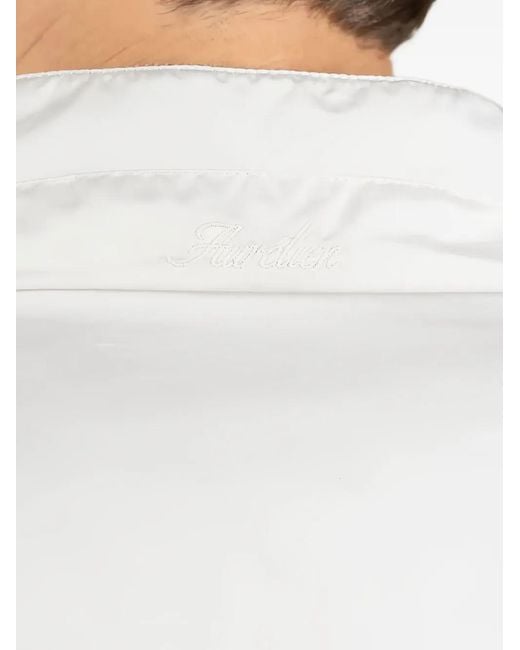 Aurélien White Zip-Fastening Jacket for men