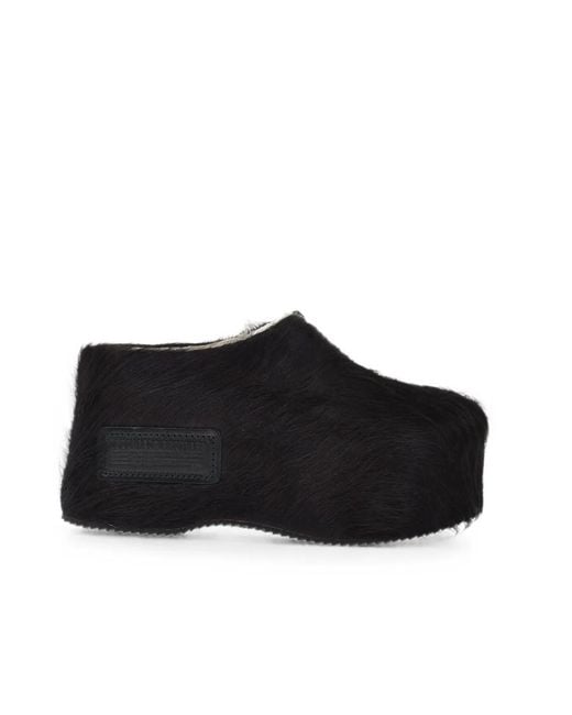 DSquared² Black Platform Mules