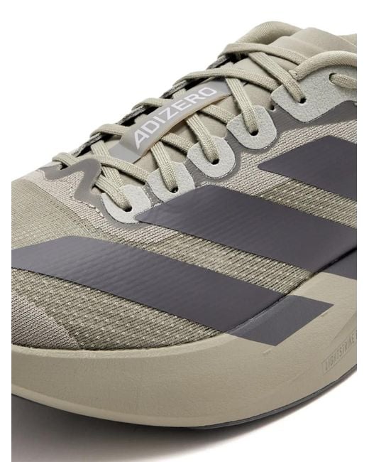 Adidas Gray Adizero Evo Sl Sneakers for men
