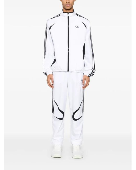 Adidas White Adicolor Teamgeist Track Pants for men