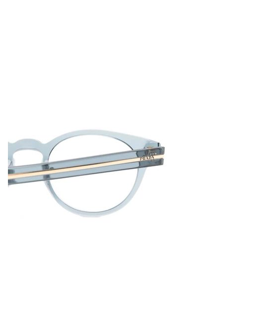 Prada Blue Round-Frame Glasses