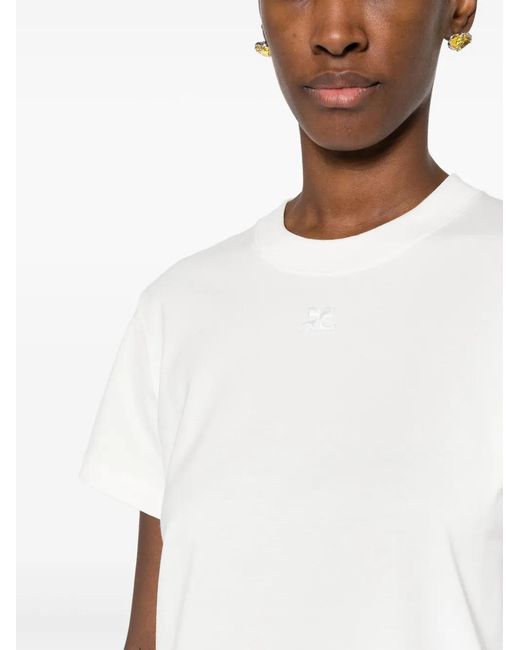 Courreges White Logo Tee