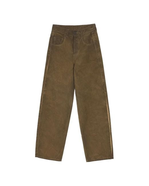 Uma Wang White Phyllis Trousers