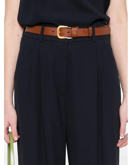 Peserico Blue Straight-Leg Trousers