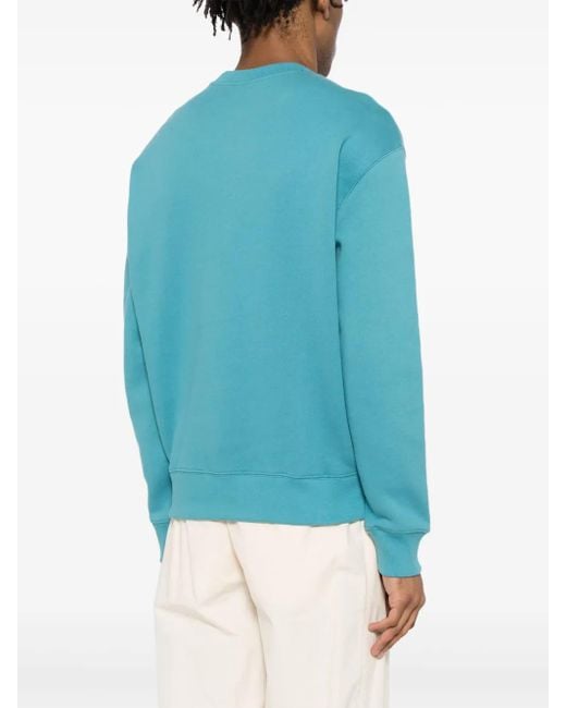 Maison Kitsuné Blue Speedy Fox Patch Sweatshirt for men