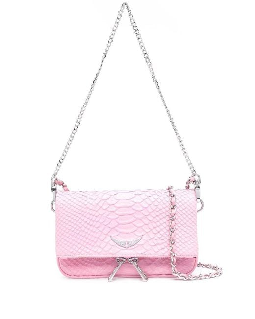 Zadig & Voltaire Rock Nano Clutch Bag in Pink Lyst Australia