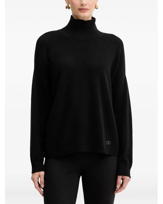 Liu Jo Black Turtleneck Sweater