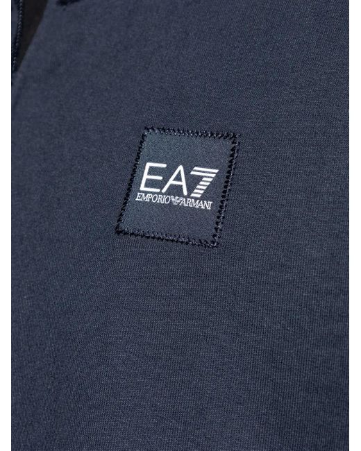 EA7 Jogginganzug mit Logo-Patch in Blue für Herren