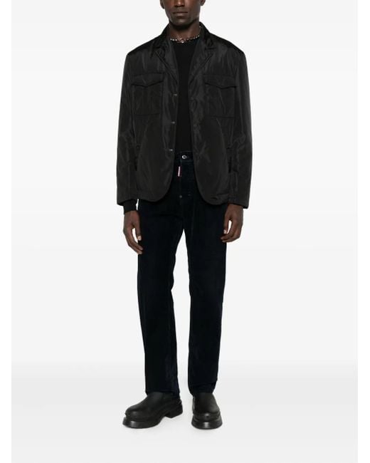 DSquared² Black Five-Pockets Cotton Jeans for men