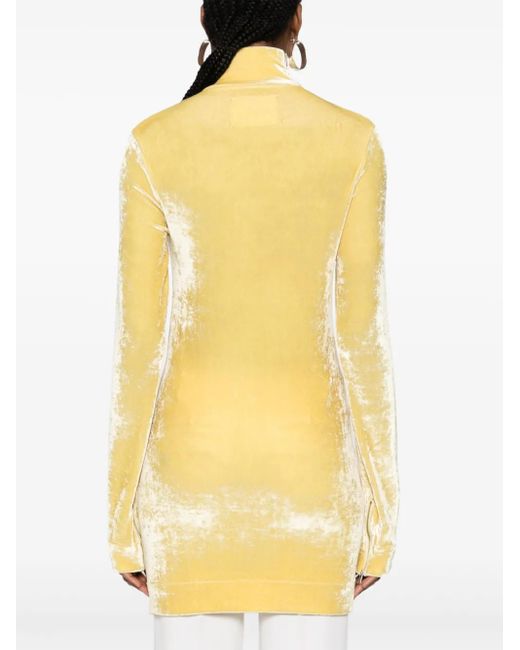 Top A Maniche Lunghe di Jil Sander in Yellow