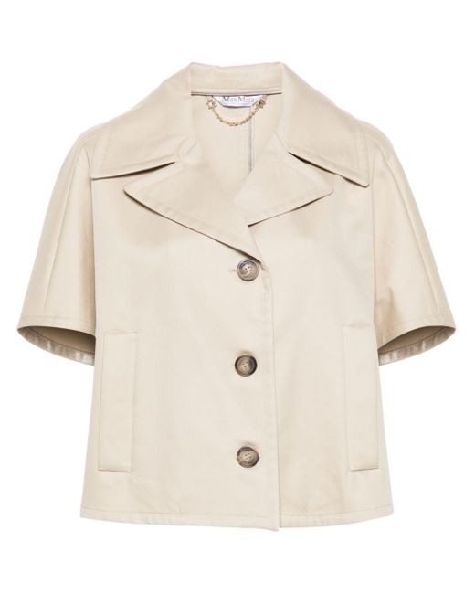 Max Mara Natural Veggia Short Cape