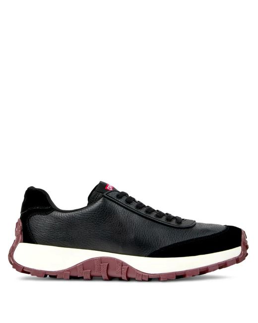Camper Black Drift Trail Leather Sneakers for men