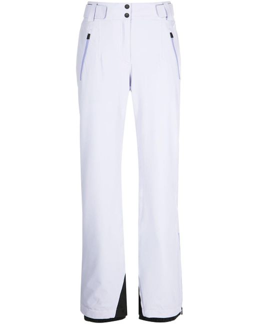 Aztech Mountain Two-tone Straight-leg Ski Trousers White