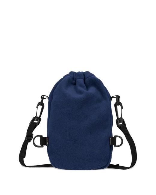 Supreme Blue Logo-Patch Shoulder Bag for men