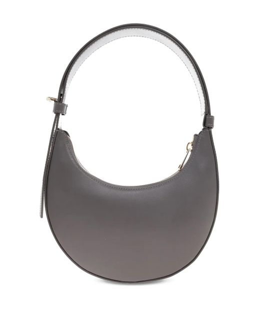 Furla Gray Crescent Top-Handle Bag