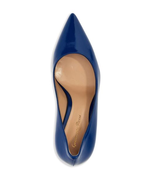 Gianvito Rossi Blue 85Mm Gianvito Pumps