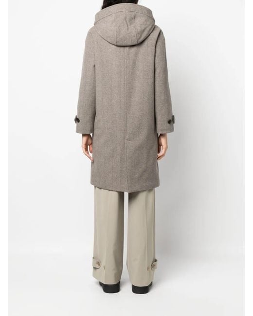 Woolrich Gray Luxe Virgin Wool Coat