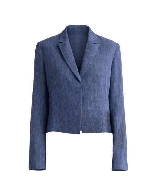 Twp Blue Lucy Single-Breasted Blazer