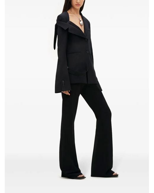 Courreges Blue Wool Blazer