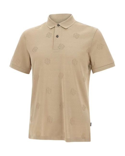 Polo di Boss in Natural da Uomo