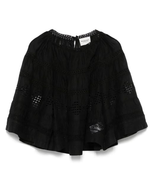 Isabel Marant Black Dilama Bluse