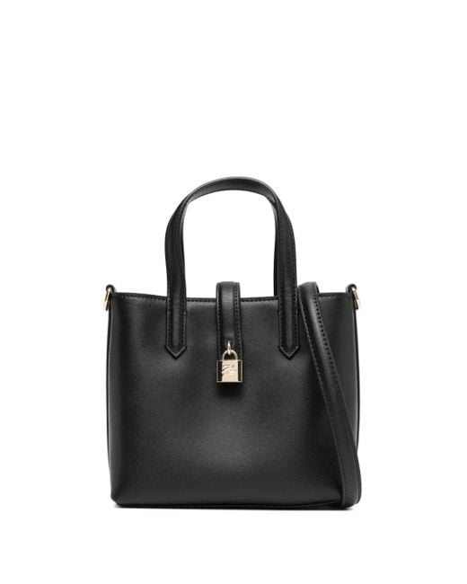 Karl Lagerfeld Black Mini Kautograph Tote Bag
