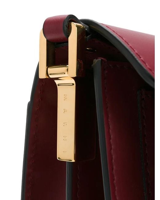 Marni Red Mini Trunk Bag