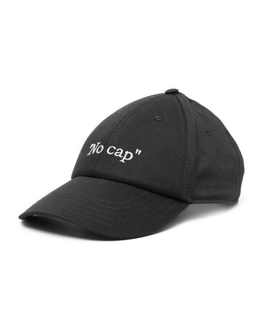 Off-White c/o Virgil Abloh Black No Cap Baseball Cap for men