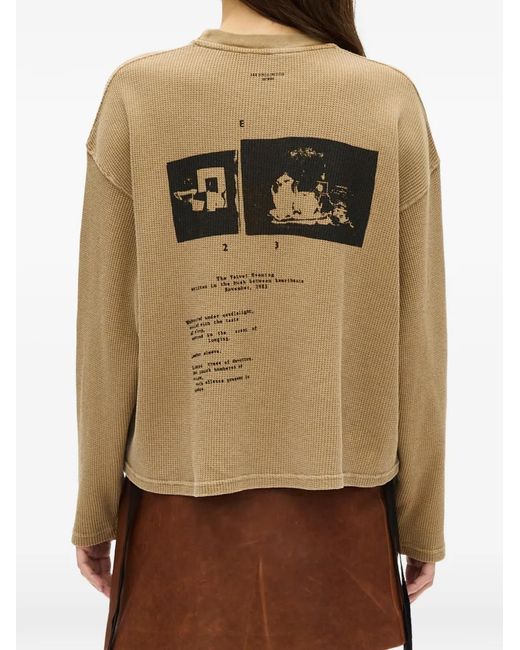 Pull À Imprimé Graphique Ann Demeulemeester en coloris Natural