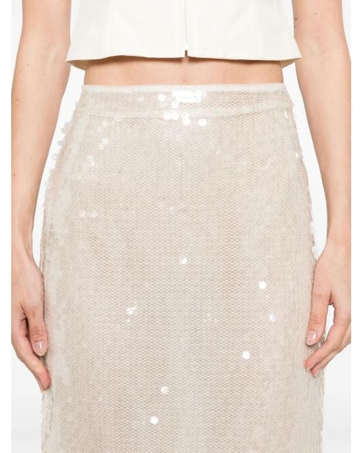 Stella McCartney White Rock mit Pailletten