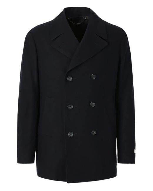 Canali Blue Buttoned Jacket for men