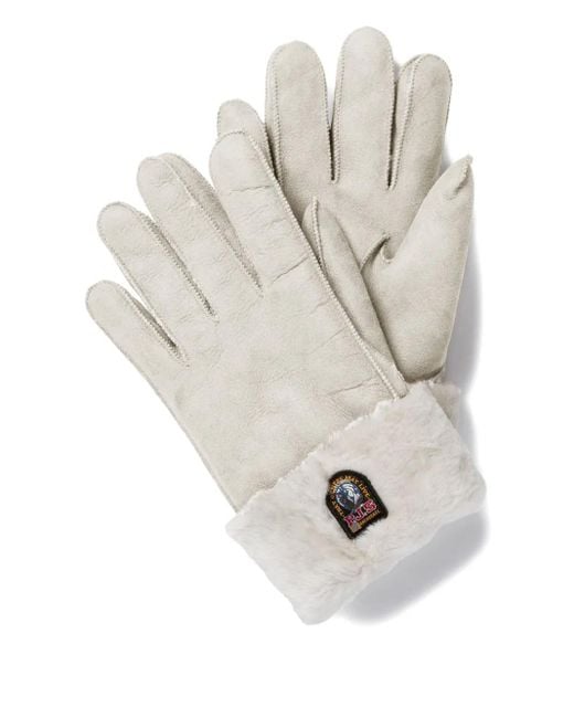 Parajumpers Handschoenen Met Lammy Cuffs in het White