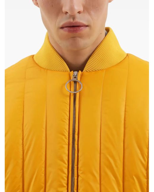 Giacca Trapuntata Con Zip di 1989 STUDIO in Yellow da Uomo